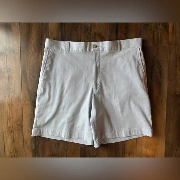 Southern Tide Seersucker Shorts Mens 38 Blue White Stripe Preppy - Picture 2 of 7